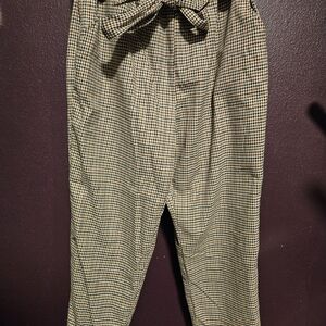 Women's Houndstooth Checkered Pants